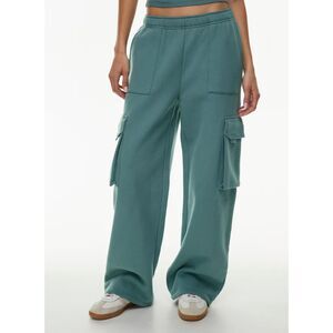 Aritzia Cozy Sweatfleece Mega Cargo Sweatpant, Tidal Blue, Size M